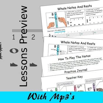 Free Easy Note Value Lesson - Preview by Recorder Songs And Lessons