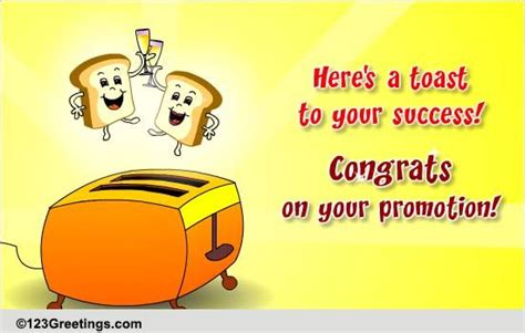 Congratulations Promotion Cards, Free Congratulations Promotion Wishes | 123 Greetings