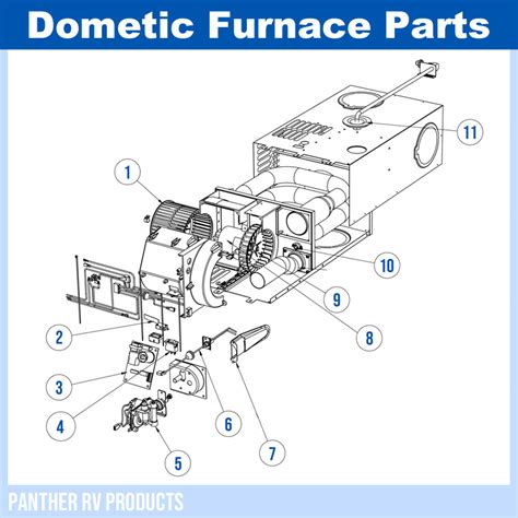 Dometic™ (Atwood) DFSD16 RV Mojave Propane Heater / Furnace - 16K Parts ...