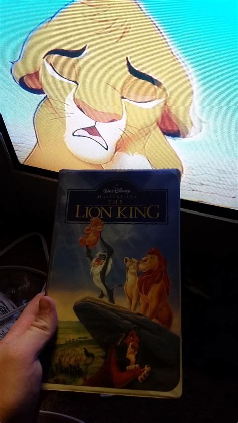 My VHS Collection 15: The Lion King 1995 VHS by Scamp4553 on DeviantArt