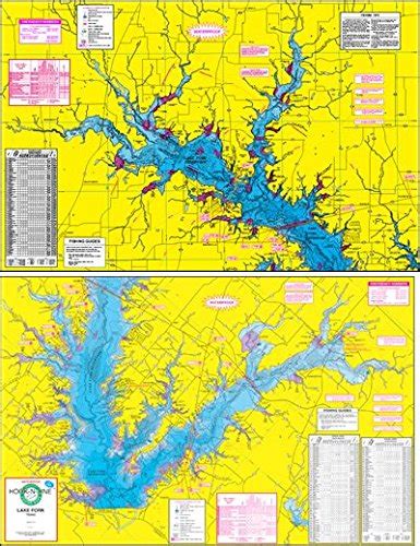 Lake Fork Map | Color 2018