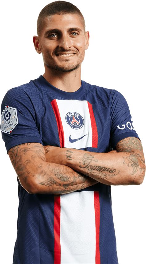 Marco Verratti Paris Saint-Germain football render - FootyRenders