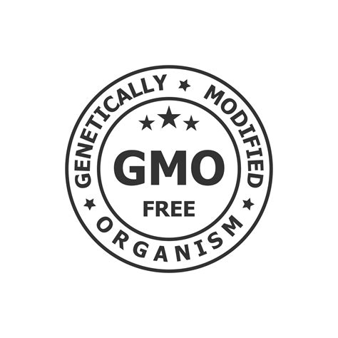 gmo free icon or genetically modified organisms, no gmo, non gmo icon vector 18792724 Vector Art ...