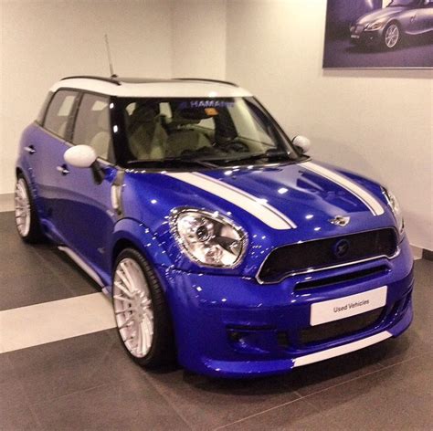 MINI Countryman All4 Starlight Blue with color matched wheel arches It ...