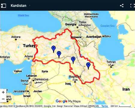 Turkey requests Google to remove ‘Kurdistan map’: minister