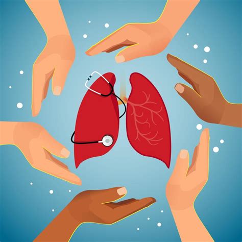 Vector Illustration on the theme World Pneumonia Day. 7203378 Vector ...