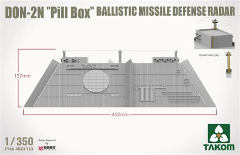 Don-2N Pill Box Ballistic Missile Defense Radar w/A-235 Anti-Ballistic Missile System | HLJ.com