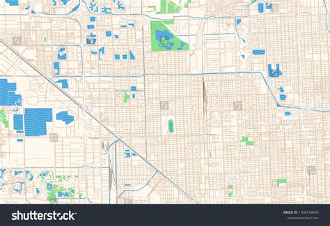 Hialeah Florida Printable Map Excerpt This Stock Vector (Royalty Free) 1306518640 | Shutterstock