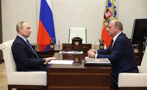 Meeting with Communist Party leader Gennady Zyuganov • President of Russia