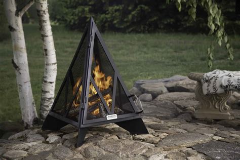 Iron Embers Pyramid Fireplace