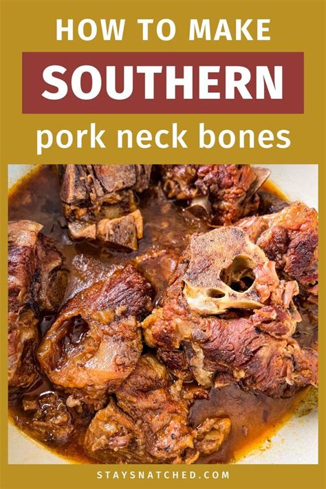 Southern Neck Bones | Neck bones recipe slow cooker, Smoked pork neck bones recipe, Pork neck ...