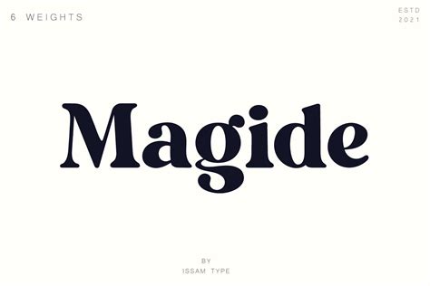 Magide - Bold Serif Font - Design Cuts