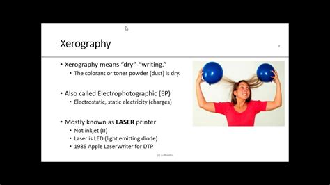 Xerography 6 Steps - YouTube