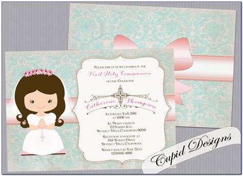 Blank First Holy Communion Invitations | prosecution2012