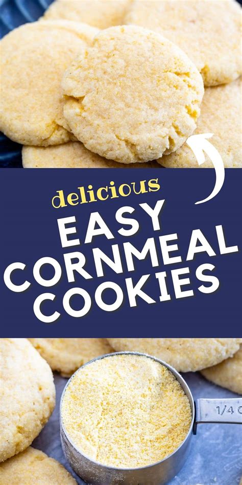 Soft Cornmeal Cookies Recipe - Crazy for Crust