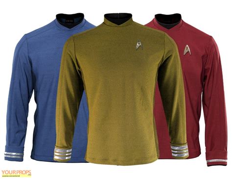 Star Trek Beyond Captain Kirk's Starfleet Uniform Shirt replica movie ...