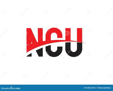 NCU Letter Initial Logo Design Vector Illustration Stock Vector - Illustration of font, banner ...