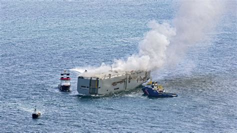 1 Dead and 22 Injured in Cargo Ship Fire Off the Netherlands - The New York Times