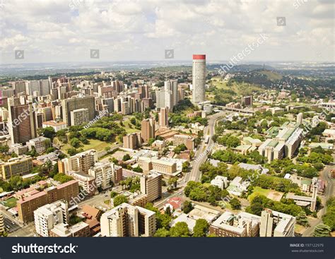 Johannesburg Skyline Areal View Stock Photo 197122979 : Shutterstock