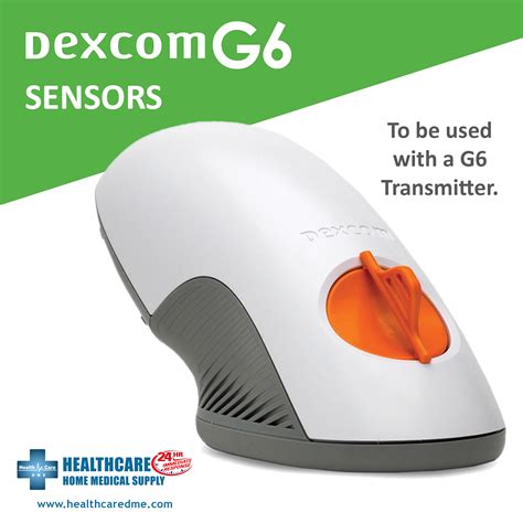 DEXCOM G6 SENSORS (3 Pack) - Continuous Glucose Monitor - USA