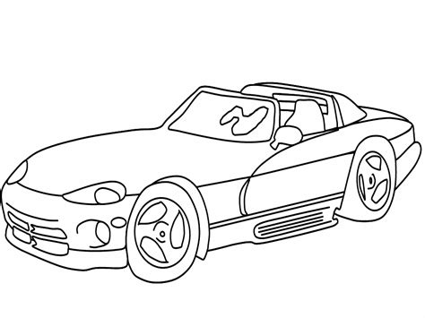 Car Coloring Pages - Coloringpages1001.com