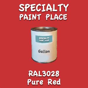 RAL 3028 Pure Red Gallon Can