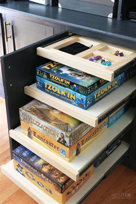 DIY Board Game Storage Unit