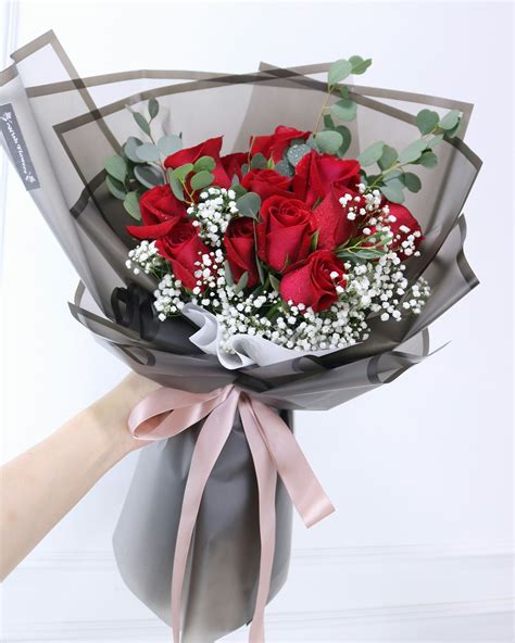 Red Rose Bouquet- 11 – Wish Flowers