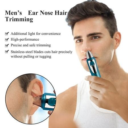 TOUCHBeauty Nose & Ear Hair Trimmers for Men Tondeuse à cheveux Nose Ear, Professional Painless ...