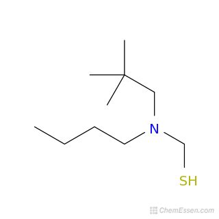 [butyl(2,2-dimethylpropyl)amino]methanethiol Structure - C10H23NS ...