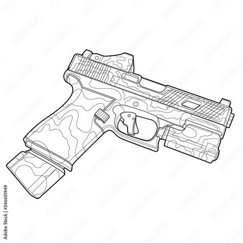 Glock Coloring Pages