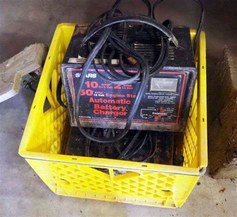 Sears Car Battery Chargers, Qty 2 - Mayo Auction & Realty