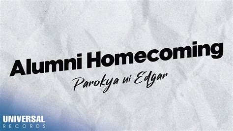 Parokya ni Edgar - Alumni Homecoming Chords - Chordify