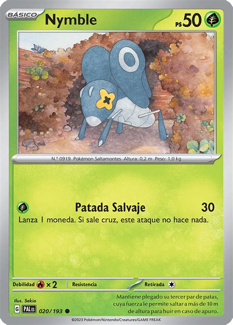 Nymble (Evoluciones en Paldea 20 TCG) - WikiDex, la enciclopedia Pokémon