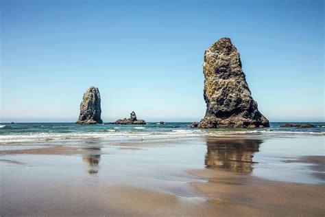 Sea Stacks At Cannon Beach Photograph by Joseph S Giacalone - Fine Art America