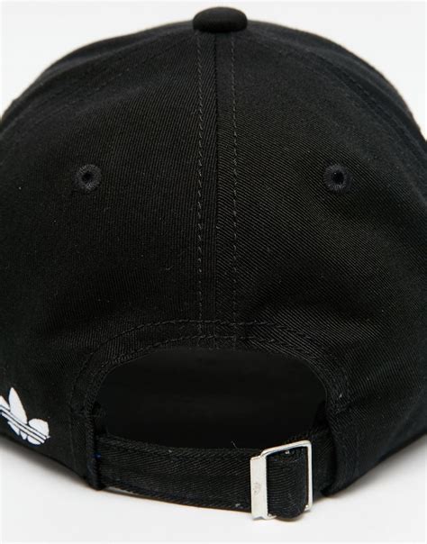 Lyst - Adidas Originals Trefoil Cap In Black in Black for Men