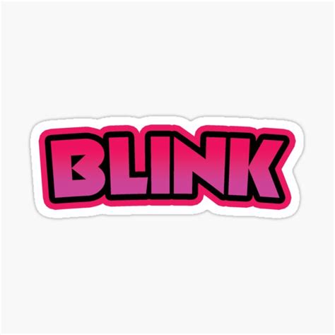 "BlackPink BLINK Logo Sticker (pink ver.)" Sticker for Sale by CosmicBouquets | Redbubble