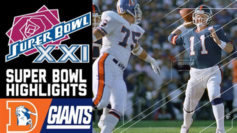 Super Bowl XXI: Broncos vs. Giants | NFL - YouTube