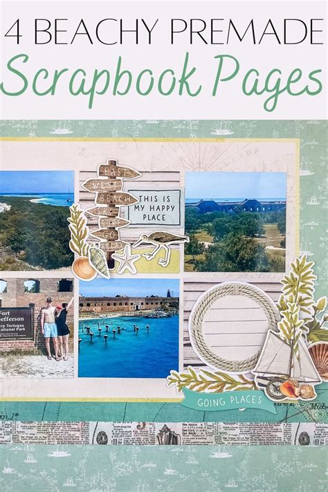 4 Premade Scrapbook Pages To Show Off Your Travels | Premade scrapbook, Scrapbook pages ...