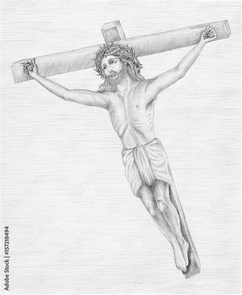 Jesus On The Cross Pencil Drawings