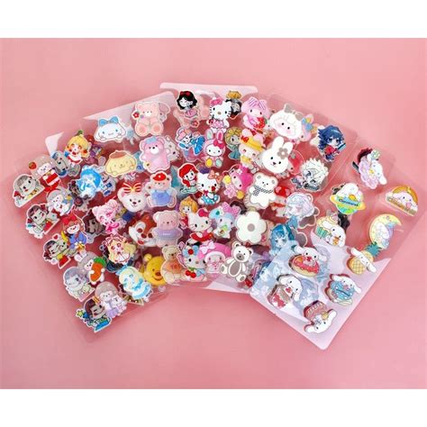 10pcs Pack Cartoon Kuromi Sanrio Jibbitz Demon Slayer Shoe Charms Anime Jibitz Charm Bear Bunny ...