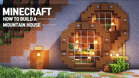 Minecraft : MOUNTAIN HOUSE TUTORIAL｜How to Build in Minecraft (#66 ...