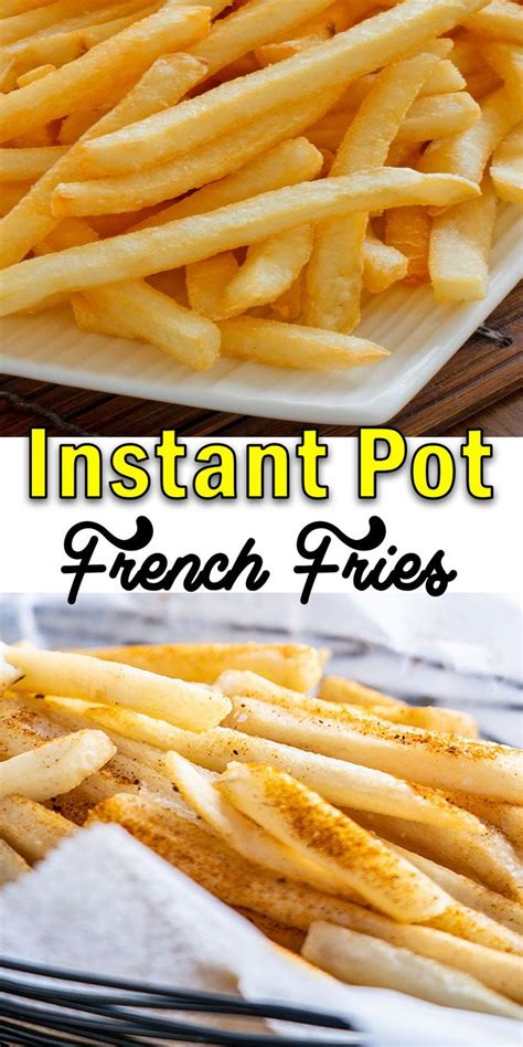 Instant Pot French Fries | Recipe in 2020 | Best pressure cooker recipes, Cooking recipes, Recipes