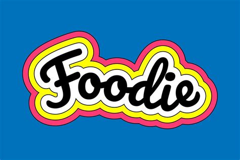 Hand drawn FOODIE word typography vector | free image by rawpixel.com / Yanin | Vector free, How ...