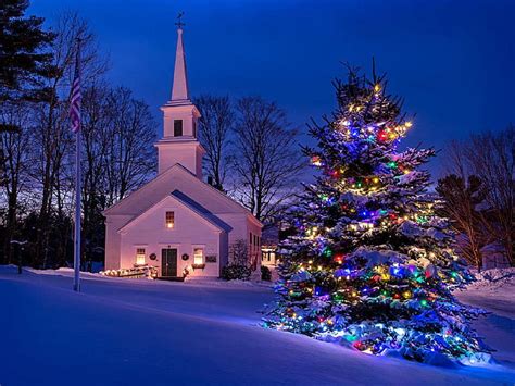 720P free download | ★Christmas in New England★, Christmas, christmas tree, holidays, lovely ...