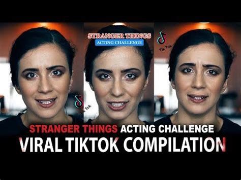 TIKTOK "Stranger Things Acting Challenge" VIRAL COMPILATION ELIANA GHEN ...