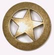 CIRCULAR STAR TACKS OXFORD GOLD MEDALLION 10 COUNT LE-EN621L