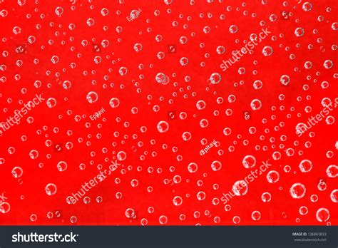 Soda Bubbles On A Red Background Fotka: 136863833 : Shutterstock