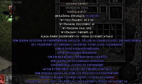 Diablo 2 Hardcore Nieskończoność Infinity CA CV HC