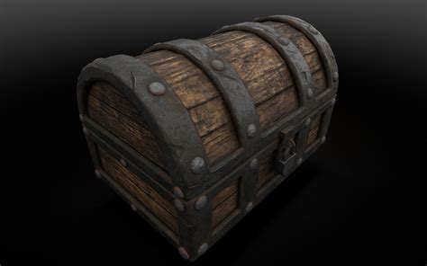 ArtStation - Old Wooden Chest